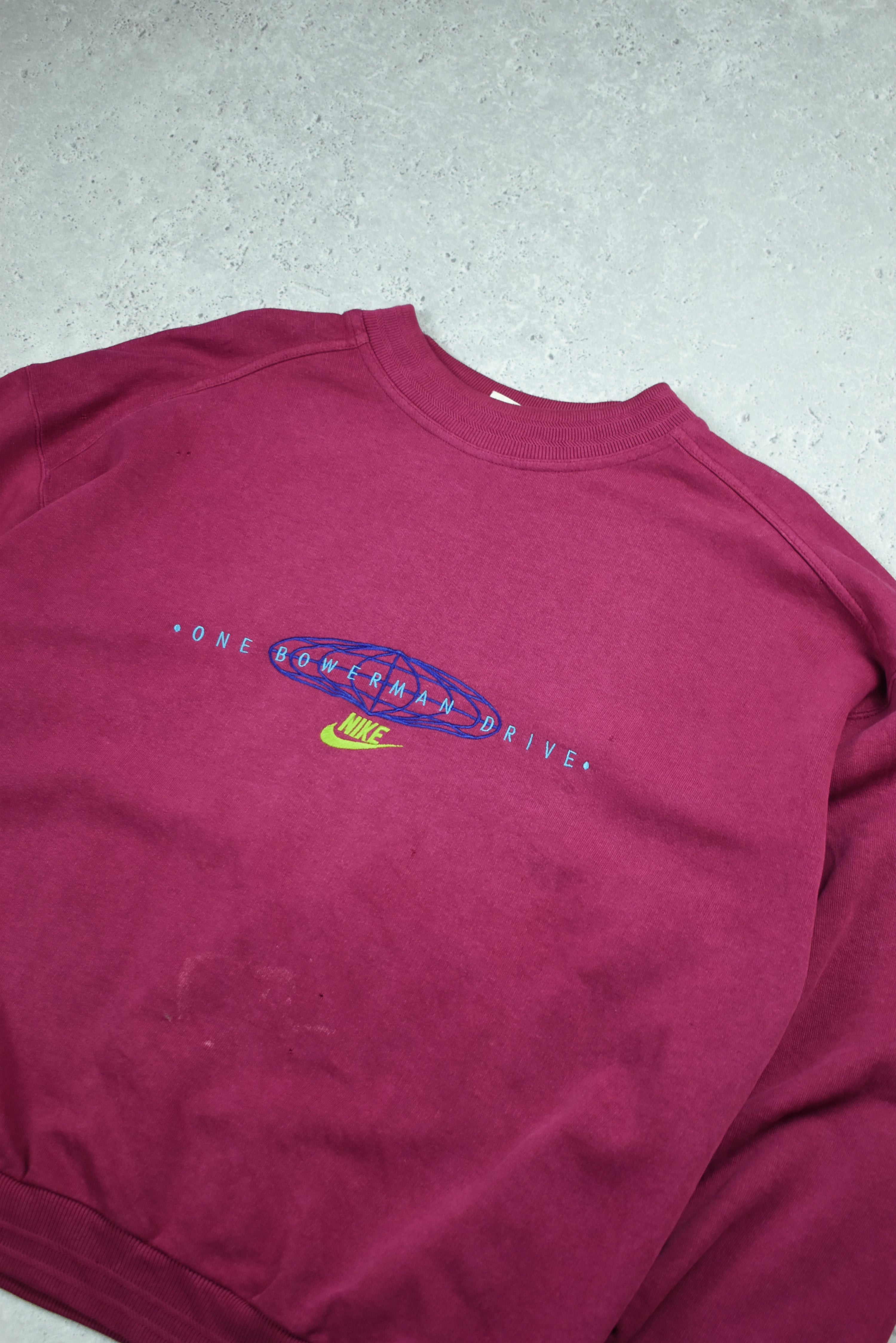 Vintage Rare Nike Bowerman Embroidered Sweatshirt Medium Vintage Clothing