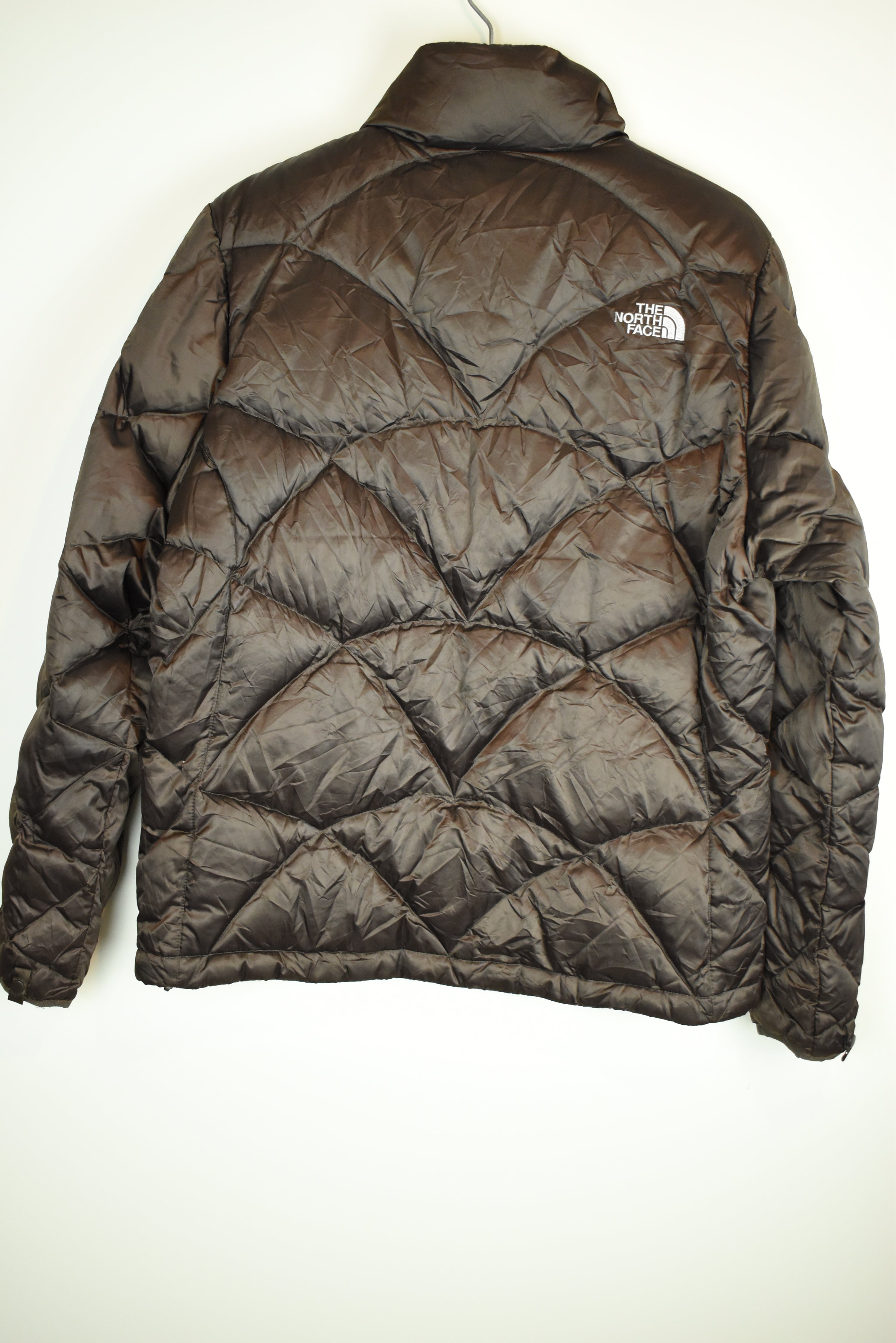Vintage RARE Brown The North Face Women's Puffer 550 Large | Vintage Clothing