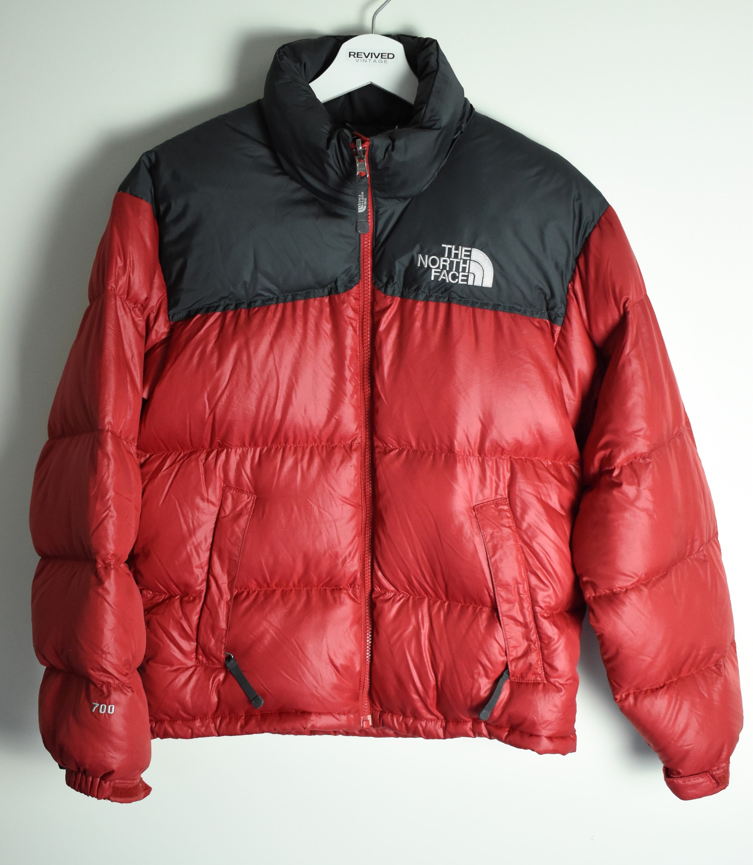 Vintage The North Face 700 Nuptse Puffer Red - Extra Small | Vintage Clothing