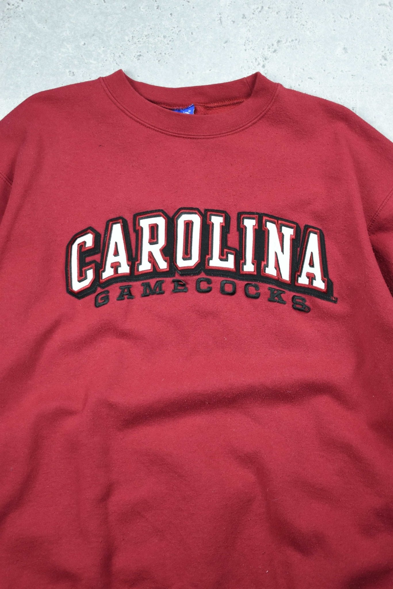 Vintage Champion Carolina Gamecocks Embroidered Sweatshirt Medium