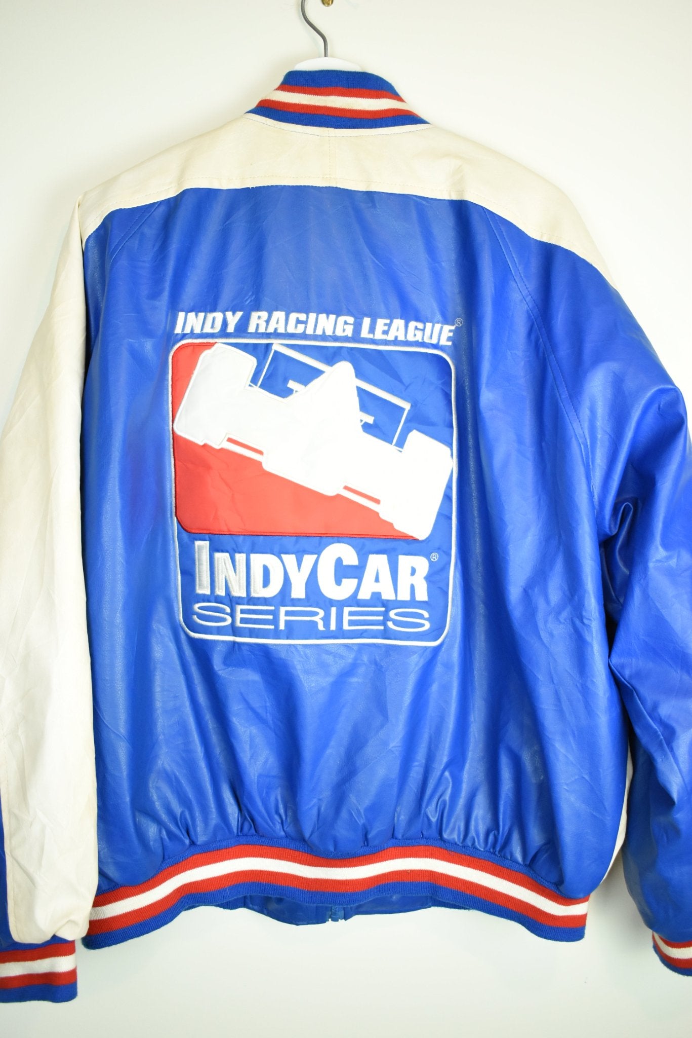 Vintage Indy Car Racing League Jacket Large | Vintage Clothing