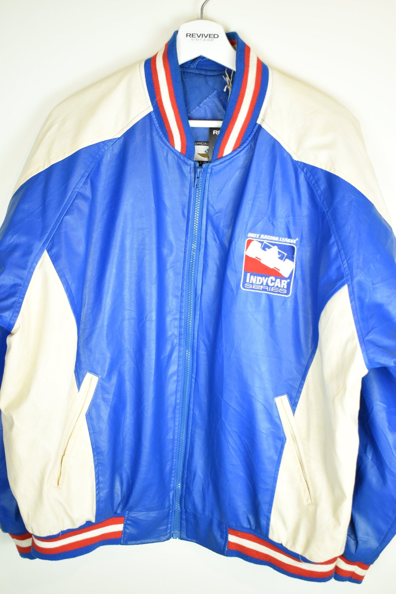 Vintage Indy Car Racing League Jacket Large | Vintage Clothing