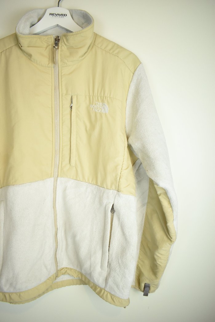 Vintage North Face Denali Cream Fleece Large | Vintage Clothing