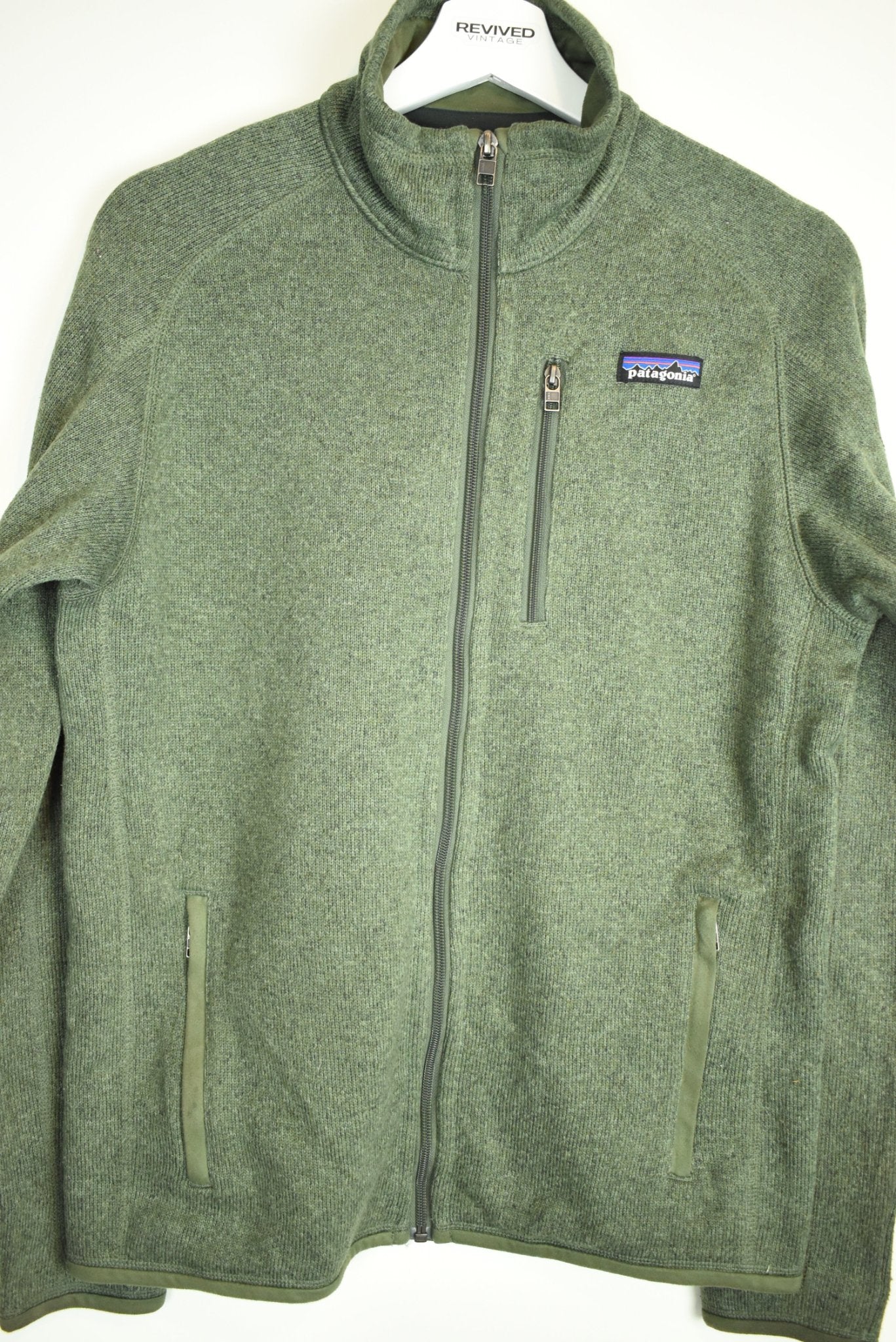 Vintage Patagonia Full Zip Sweater Fleece Small | Vintage Clothing