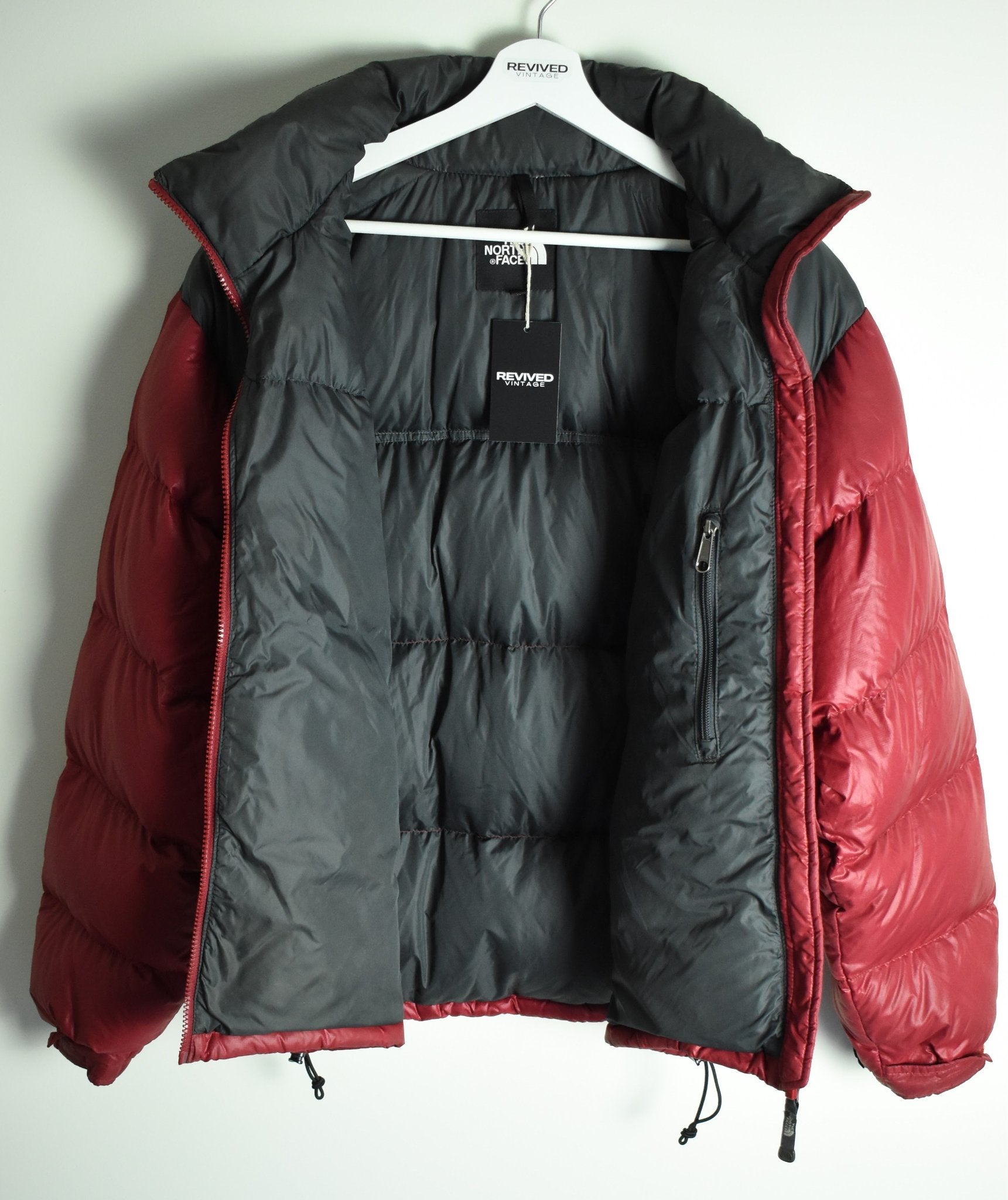 Vintage The North Face 700 Nuptse Puffer Red - Medium | Vintage Clothing