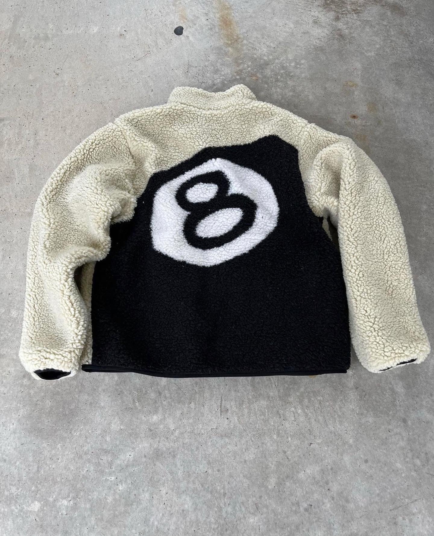 Stussy fleece discount cream