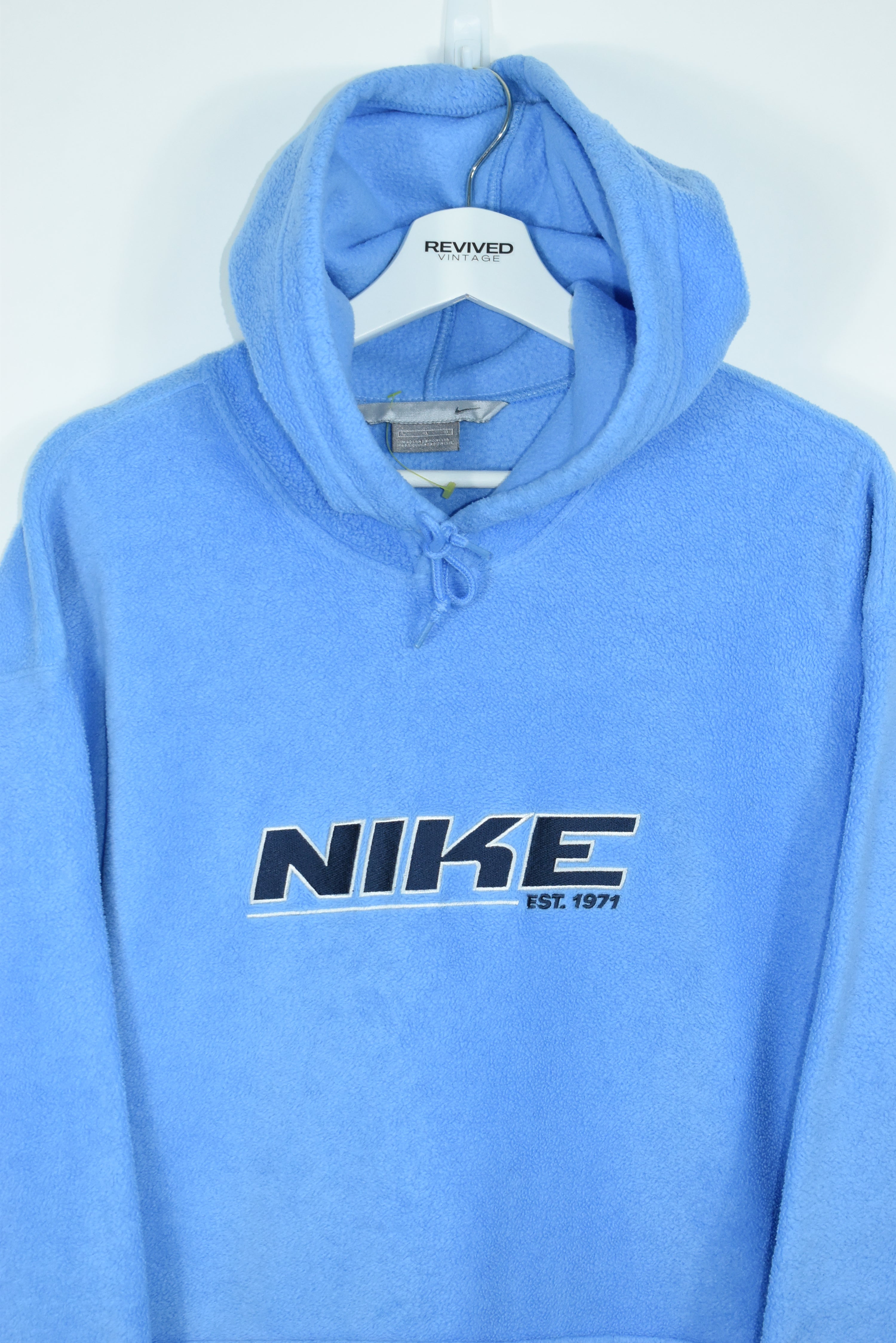 Baby blue nike clearance sweatshirt