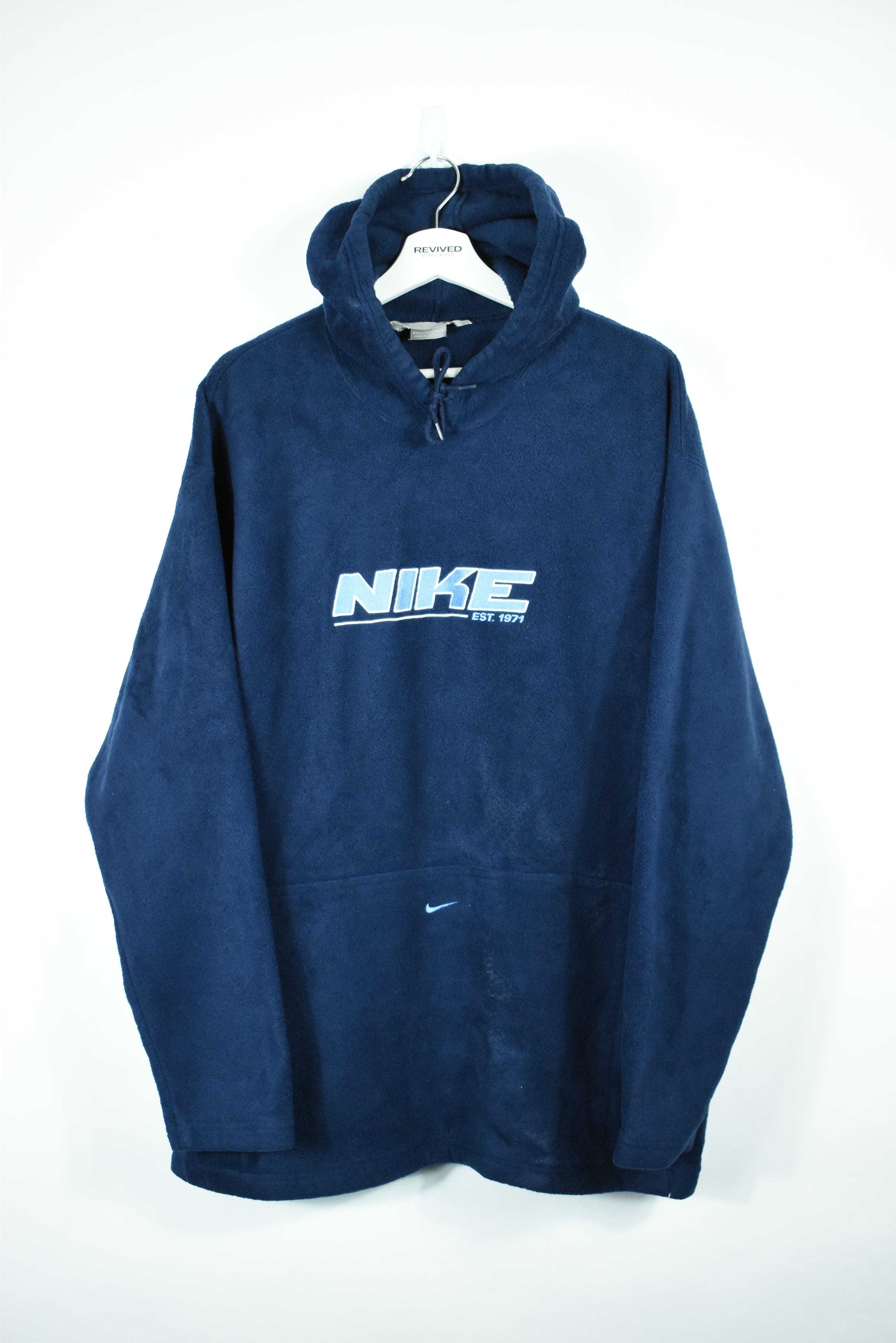 Vintage Nike Embroidery Fleece Hoodie XXL