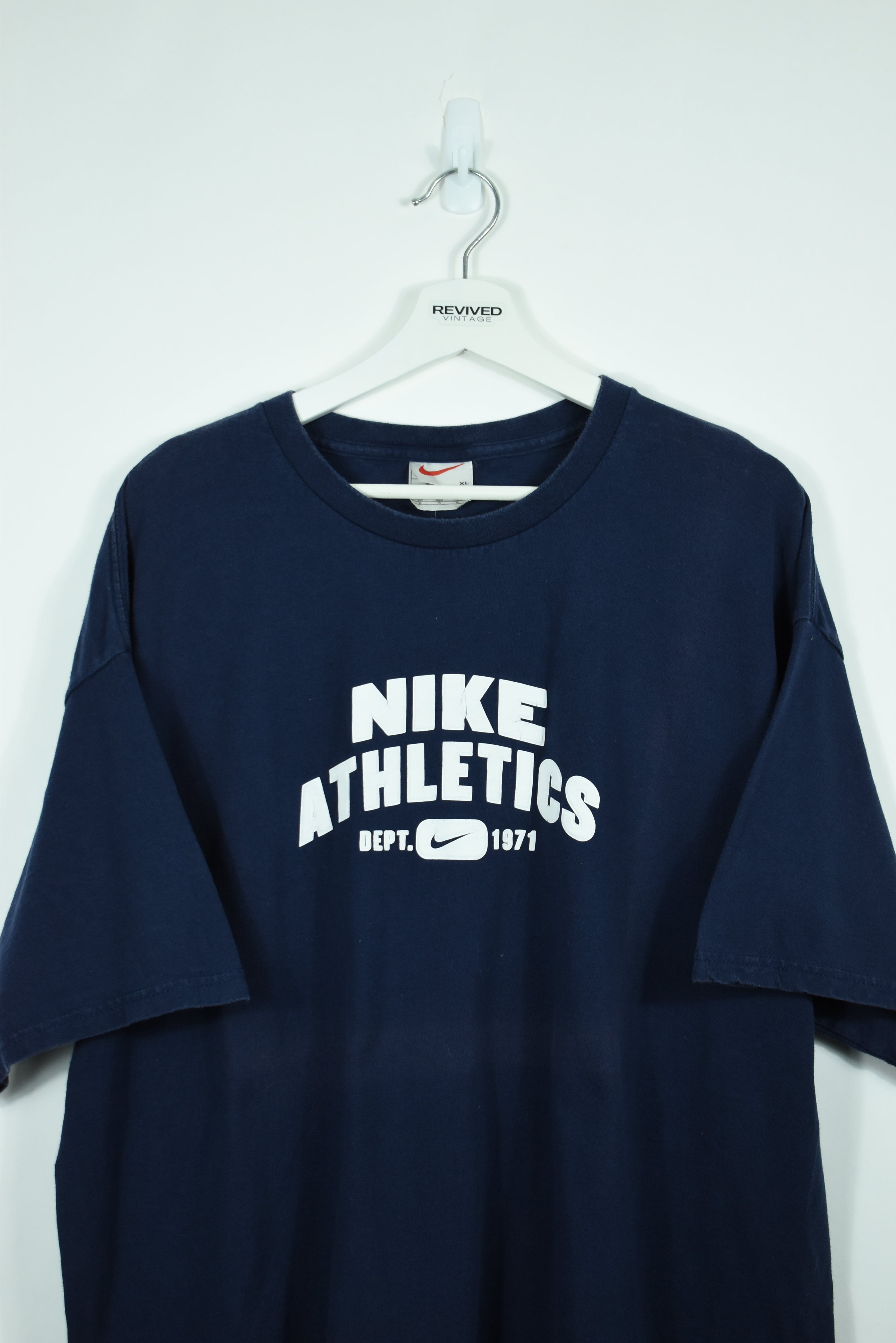 Vintage Nike Athletic Dept. Logo Sweatshirt XXL - Blue