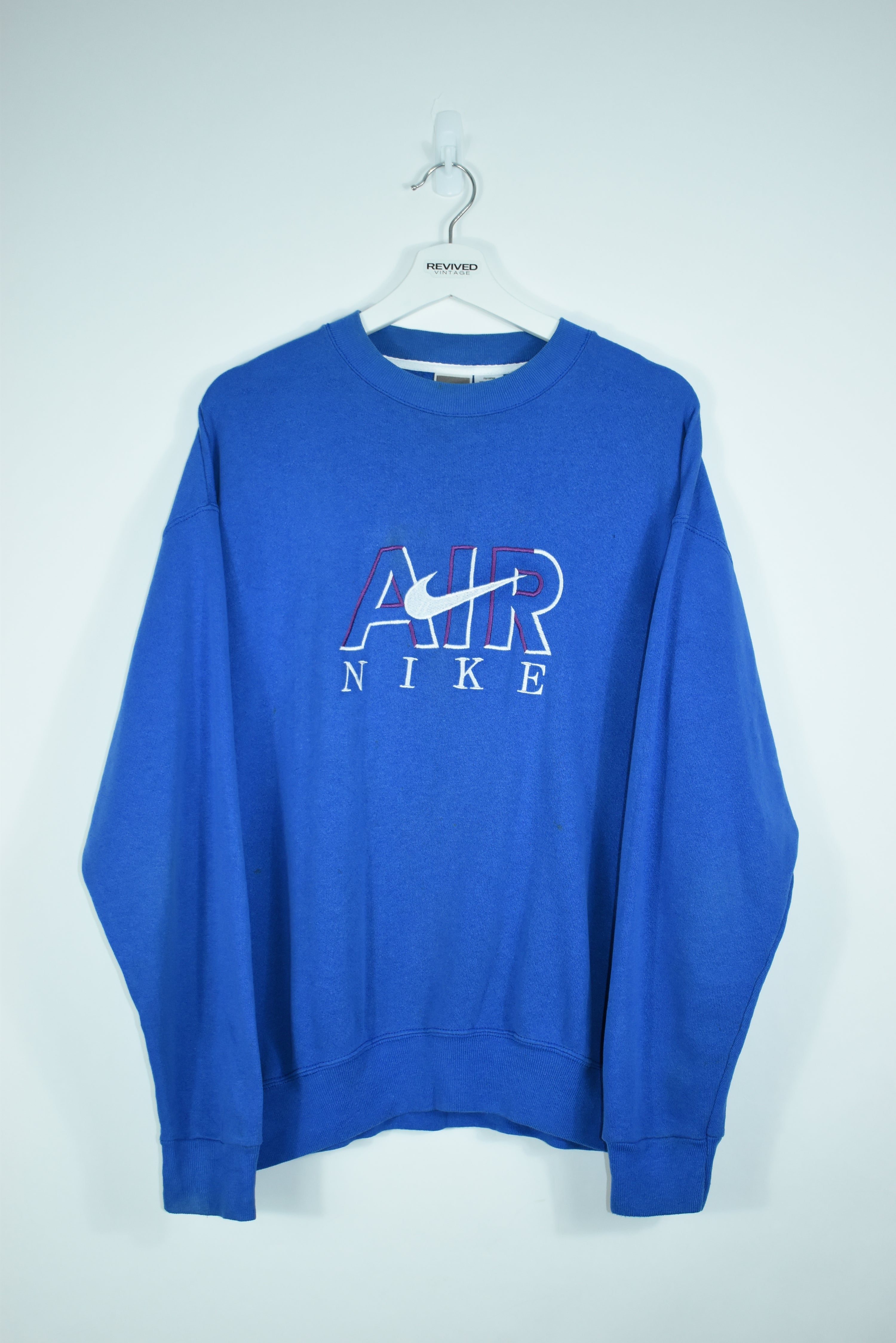 Nike air blue on sale sweatshirt