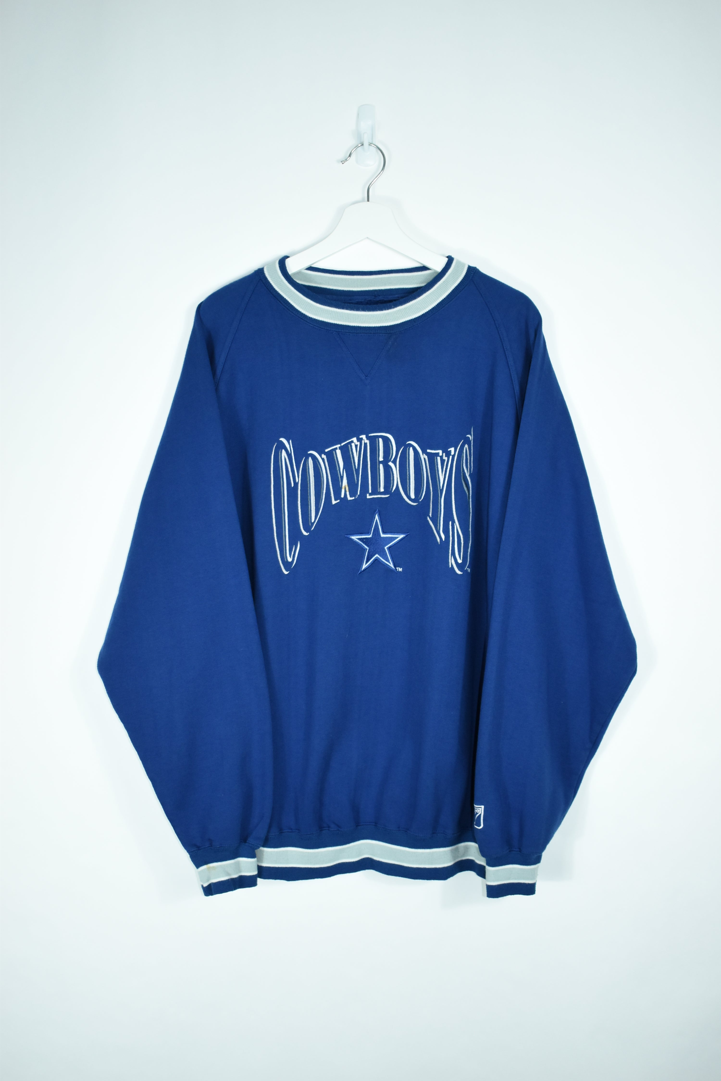 Dallas cowboys deals embroidered sweatshirt