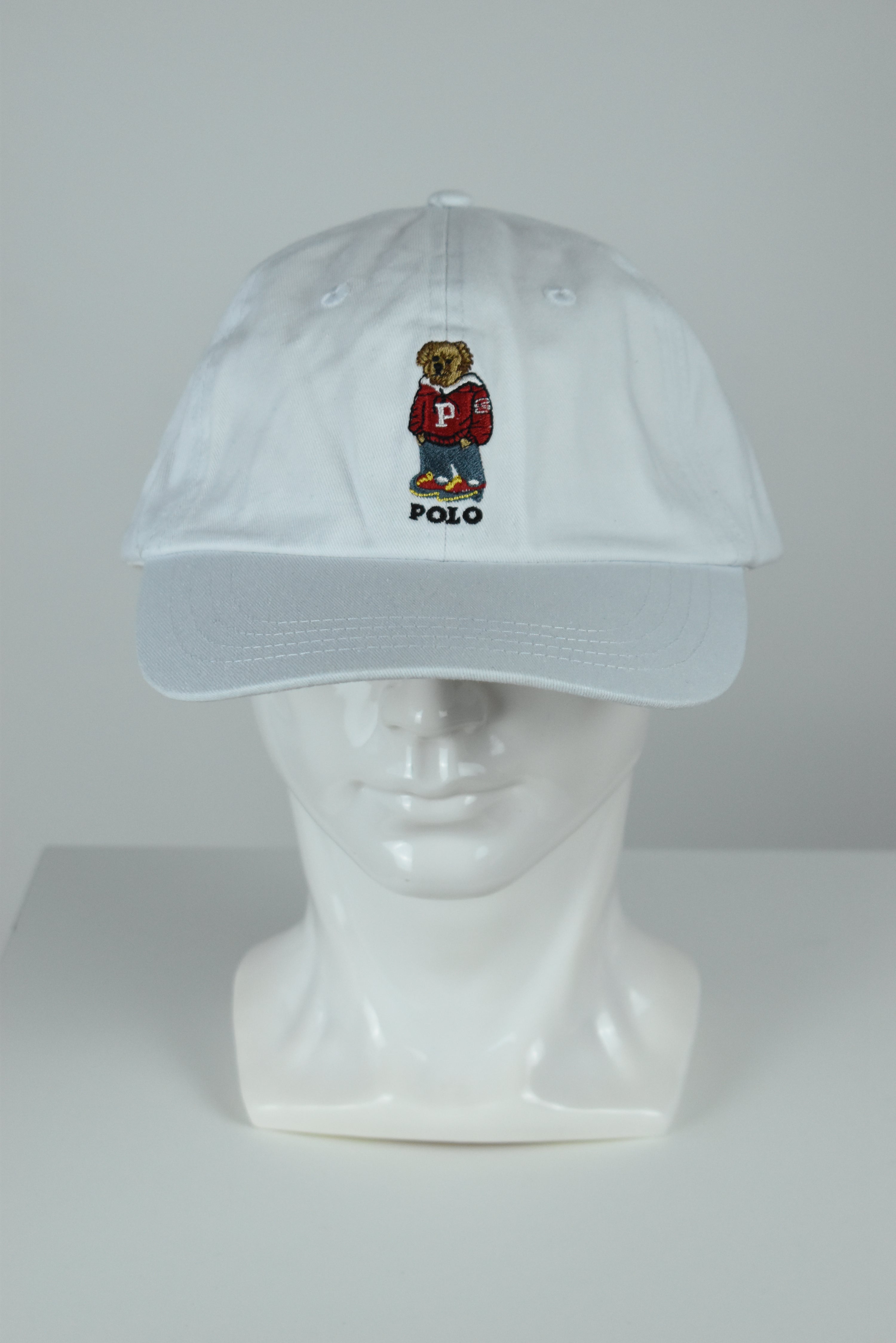 Polo bear cap outlet white