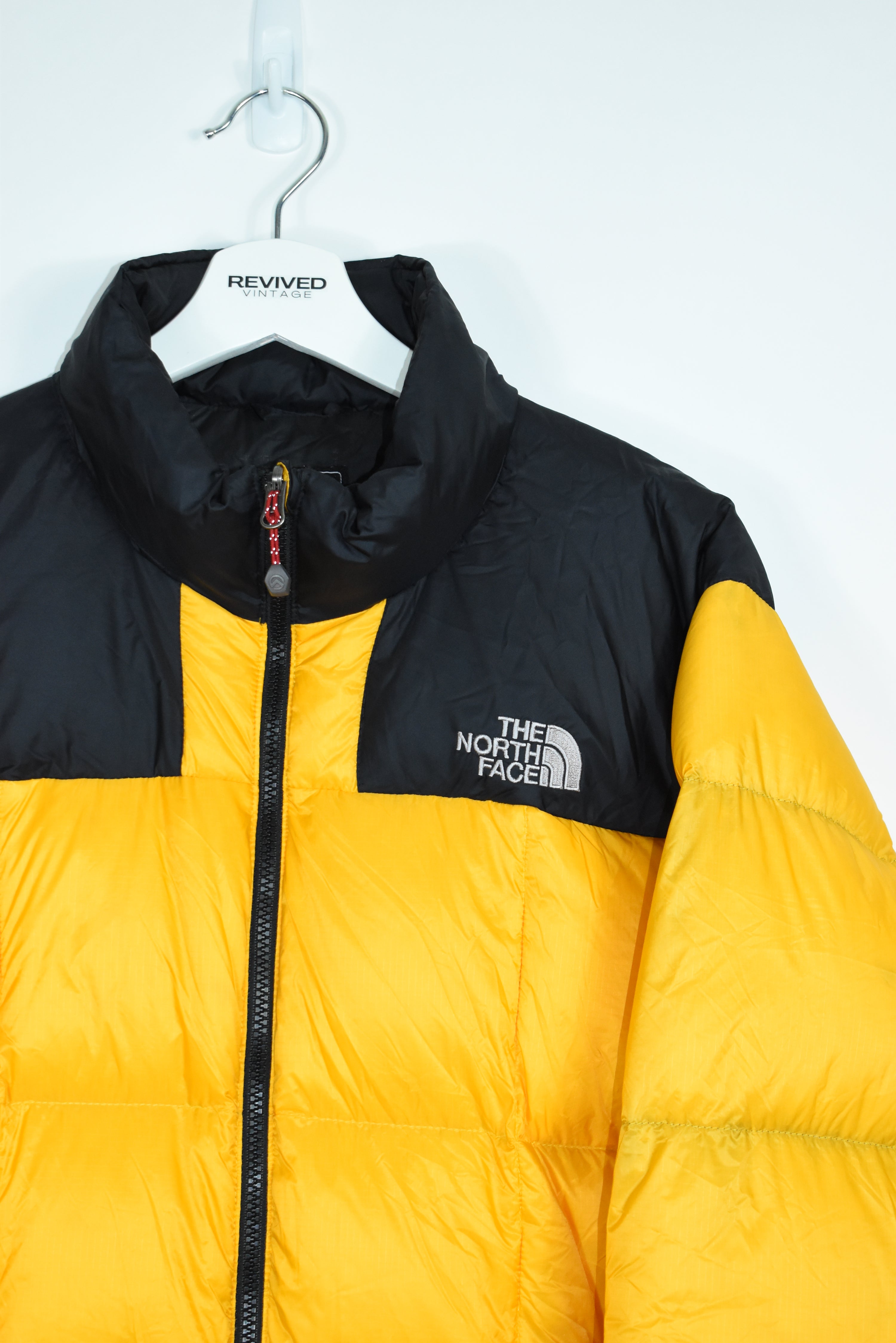 Vintage North Face Yellow Puffer 800 Sumit Series LARGE (Baggy)