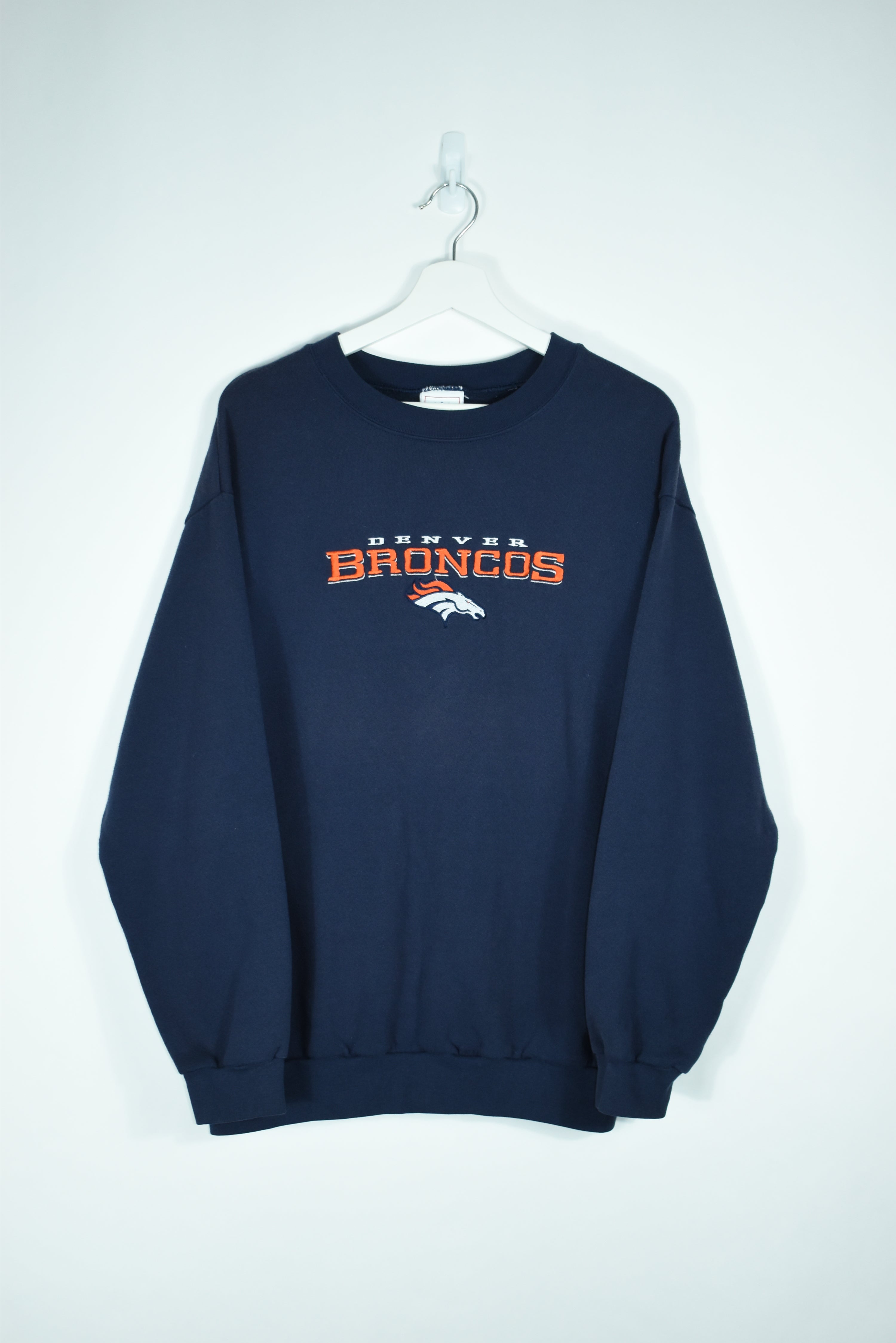 Denver broncos embroidered on sale sweatshirt