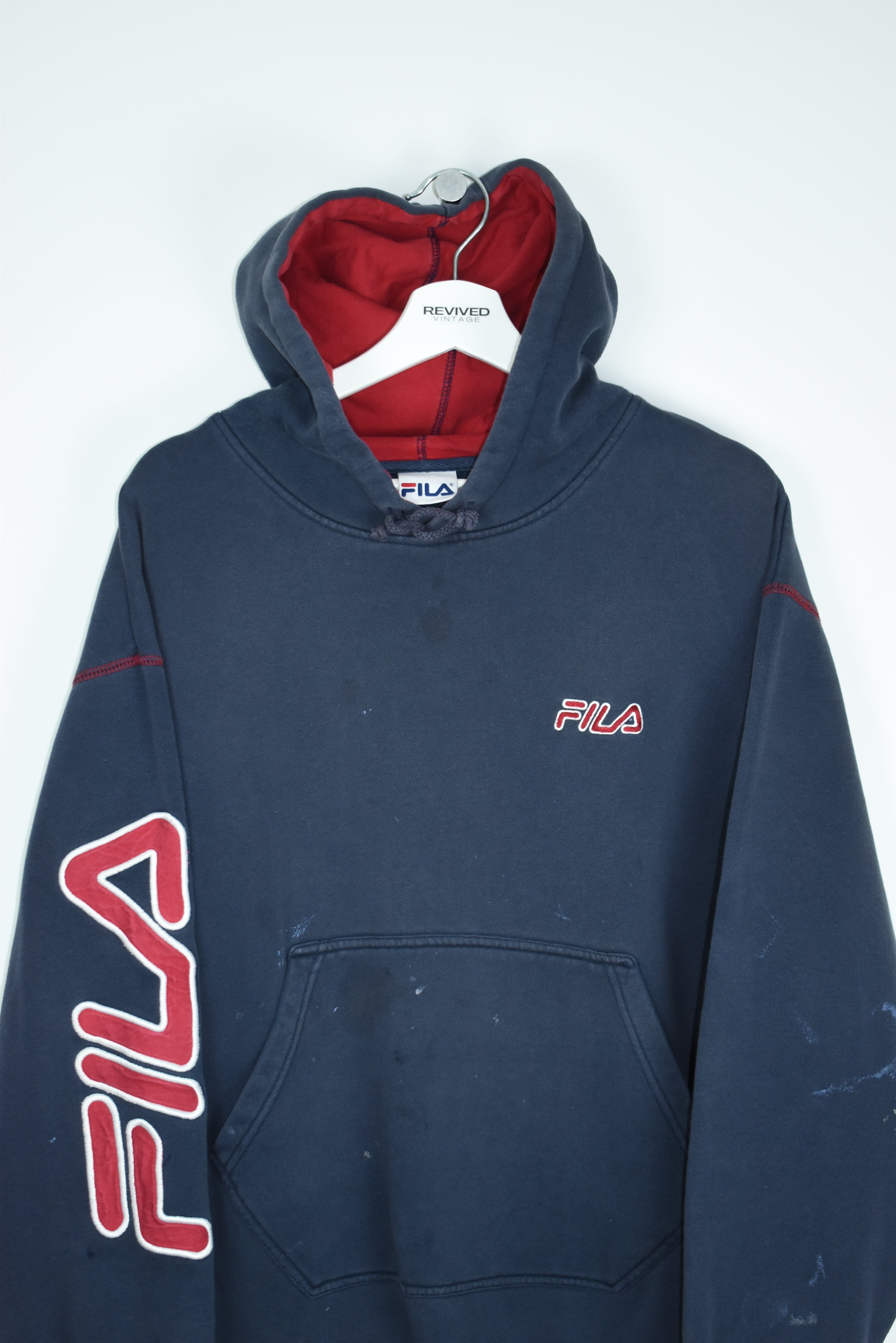 Fila on sale embroidered hoodie