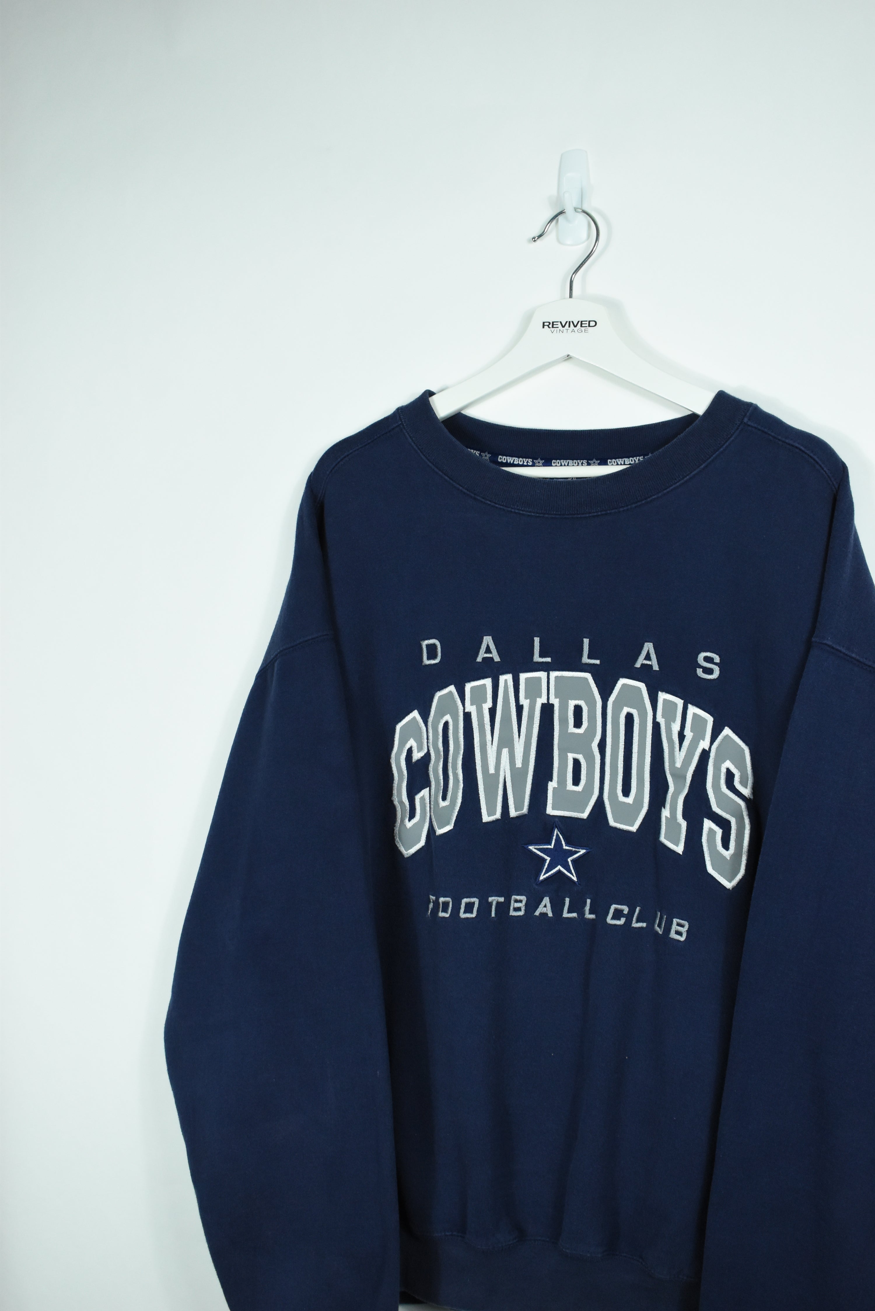 Dallas cowboys 2025 embroidered sweatshirt