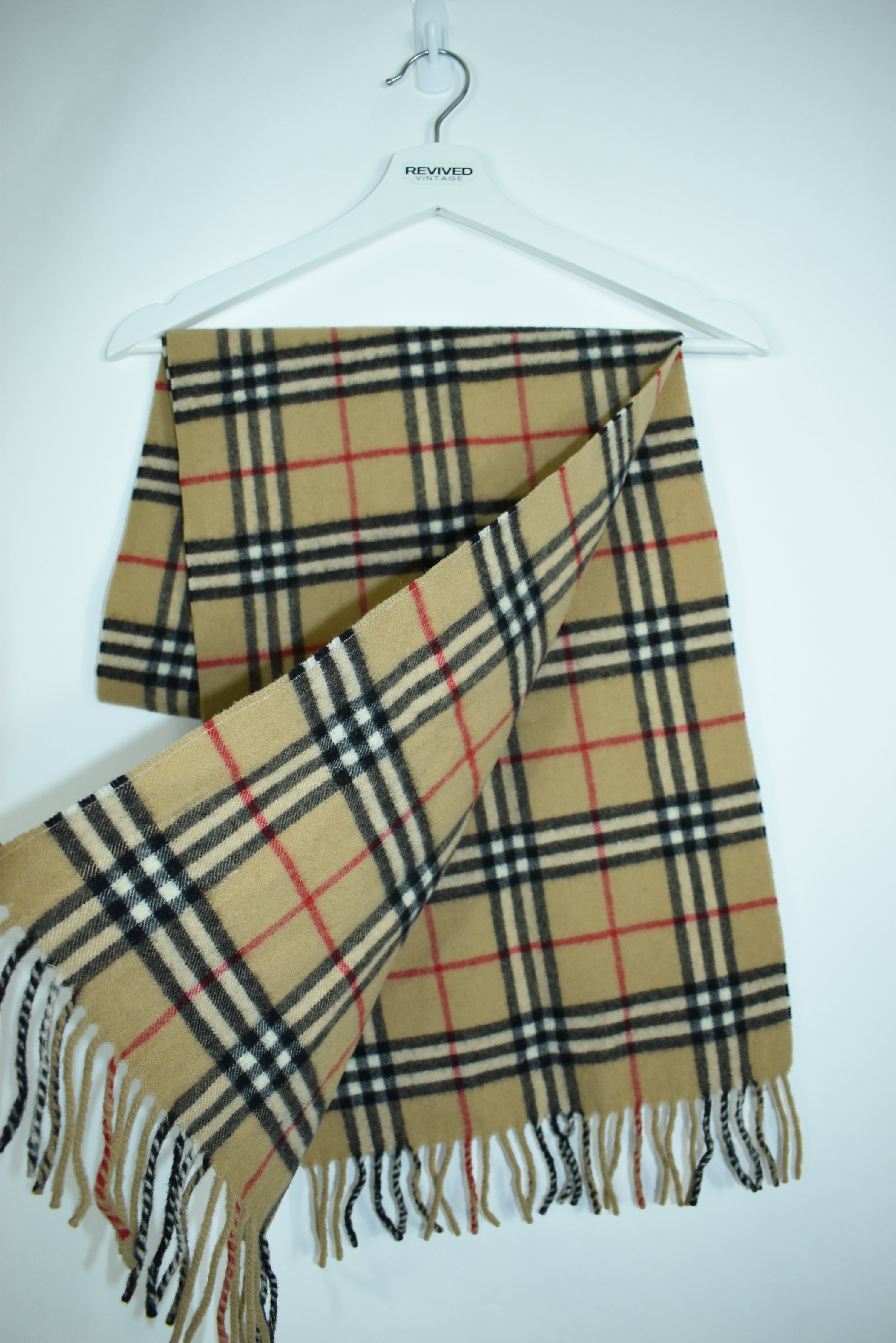 Vintage burberry nova check hot sale scarf